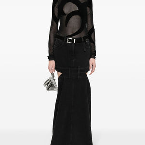 The Attico Denim skirt
