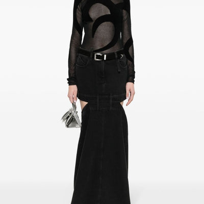 The Attico Denim skirt