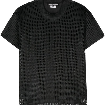 Junya Watanabe Open-knit crewneck t-shirt