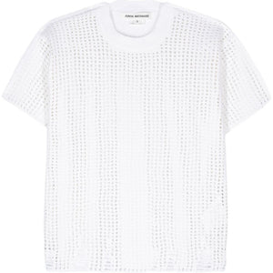 Junya Watanabe Opne-knit crewneck t-shirt