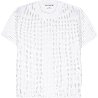 Junya Watanabe Opne-knit crewneck t-shirt