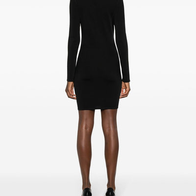 Saint Laurent Décolleté Mini Dress