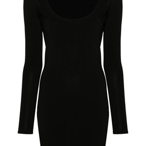 Saint Laurent Décolleté Mini Dress