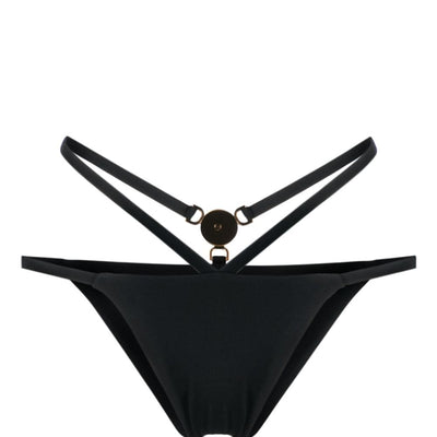 Versace Medusa-plaque strappy bikini bottoms