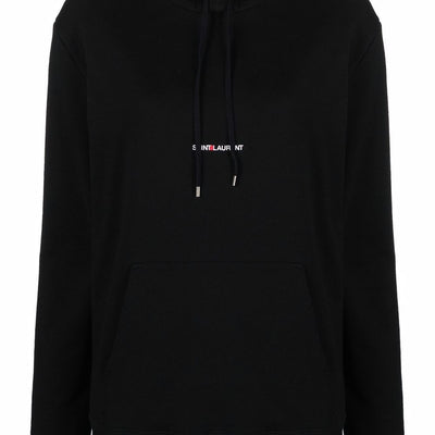 Saint Laurent Logo Print Hoodie