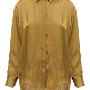 Nude Satin Shirt