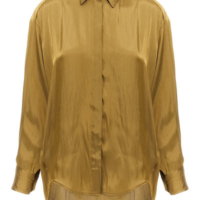 Nude Satin Shirt