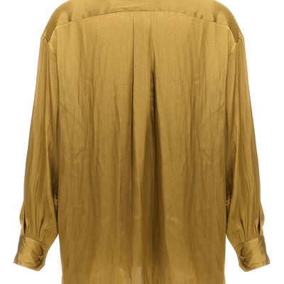 Nude Satin Shirt