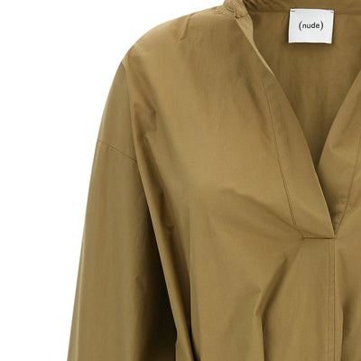 Nude Chemisier Dress