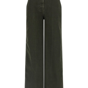 Nude Wide Leg Jeans
