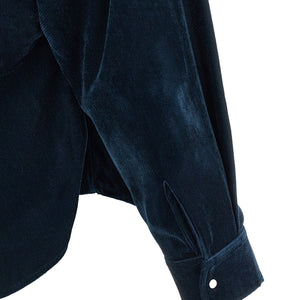 Nude Velvet Shirt