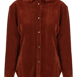 Nude Velvet Shirt
