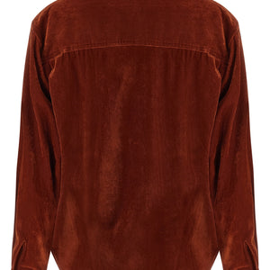 Nude Velvet Shirt