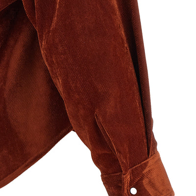 Nude Velvet Shirt