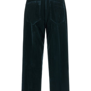 Nude Velvet Pants