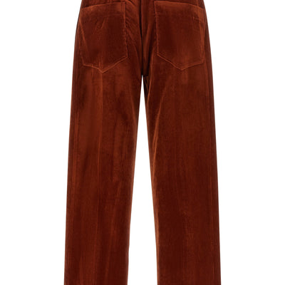 Nude Velvet Pants