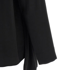 Nude Draped Panel Blouse