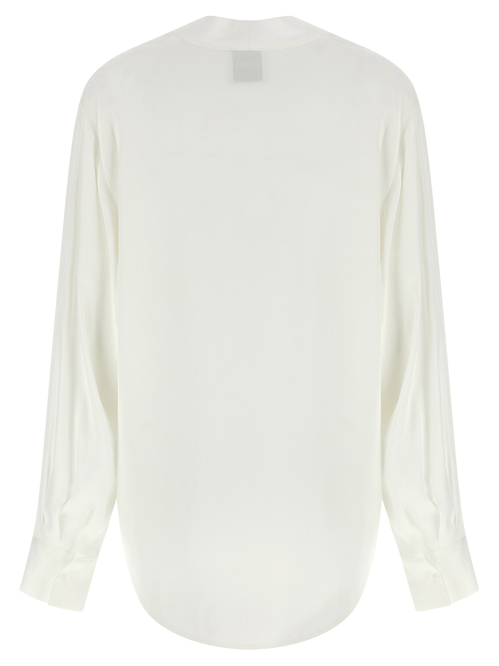 Nude V-neck Blouse