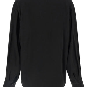 Nude V-neck Blouse