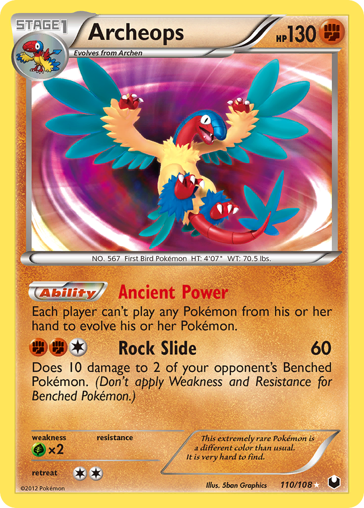 Archeops - 110/108 - Rare Holo