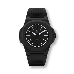 Nuun Official Origen Dawn Men Analogue Watch With Nanotech Silicon Strap White Marker - Origen Dawn