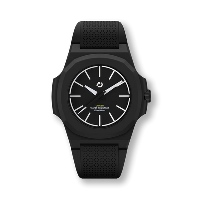 Nuun Official Origen Dawn Men Analogue Watch With Nanotech Silicon Strap White Marker - Origen Dawn