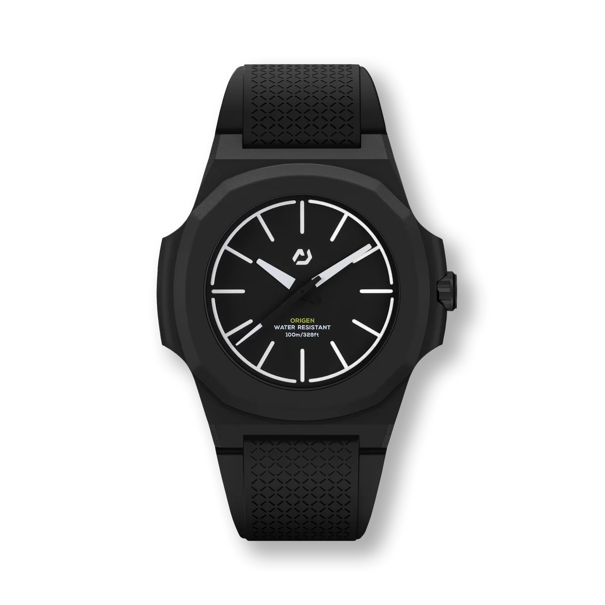 Nuun Official Origen Dawn Men Analogue Watch With Nanotech Silicon Strap White Marker - Origen Dawn