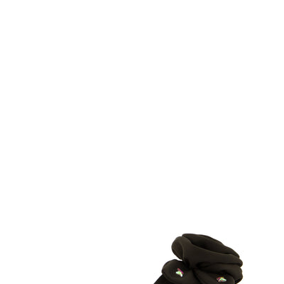 Butterfly Rose Band Low Heel Sandals