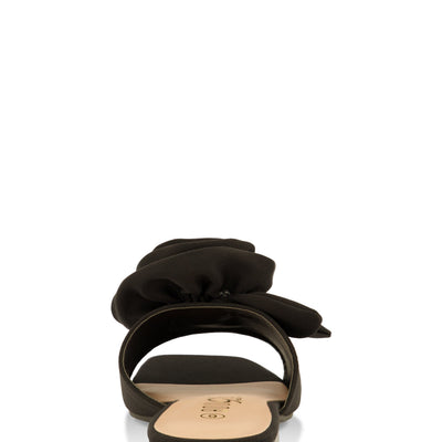 Butterfly Rose Band Low Heel Sandals