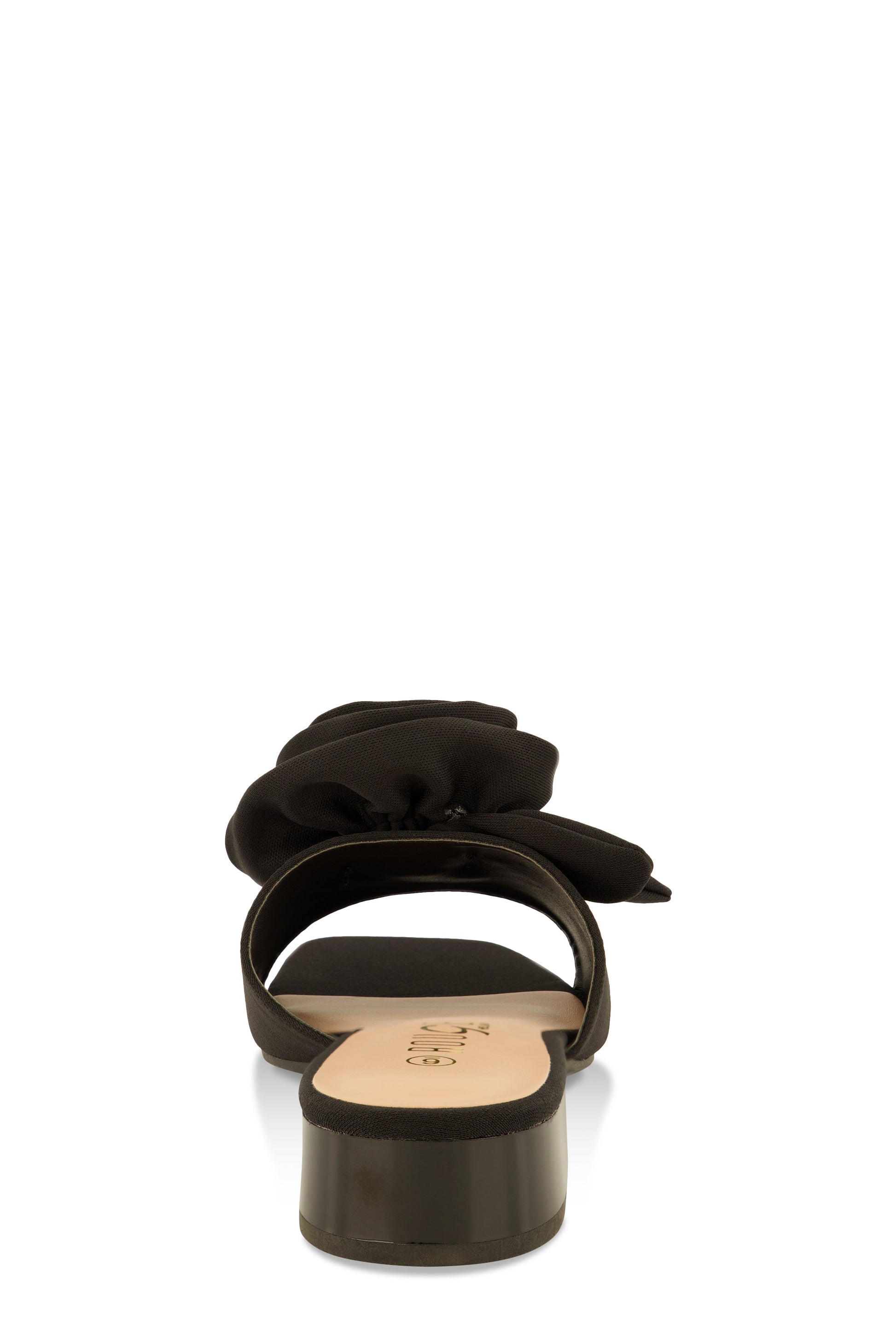 Butterfly Rose Band Low Heel Sandals
