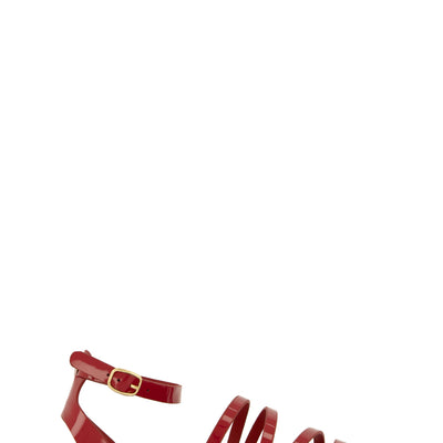 Asymmetrical Strappy Flat Sandals