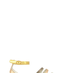 Asymmetrical Strappy Flat Sandals