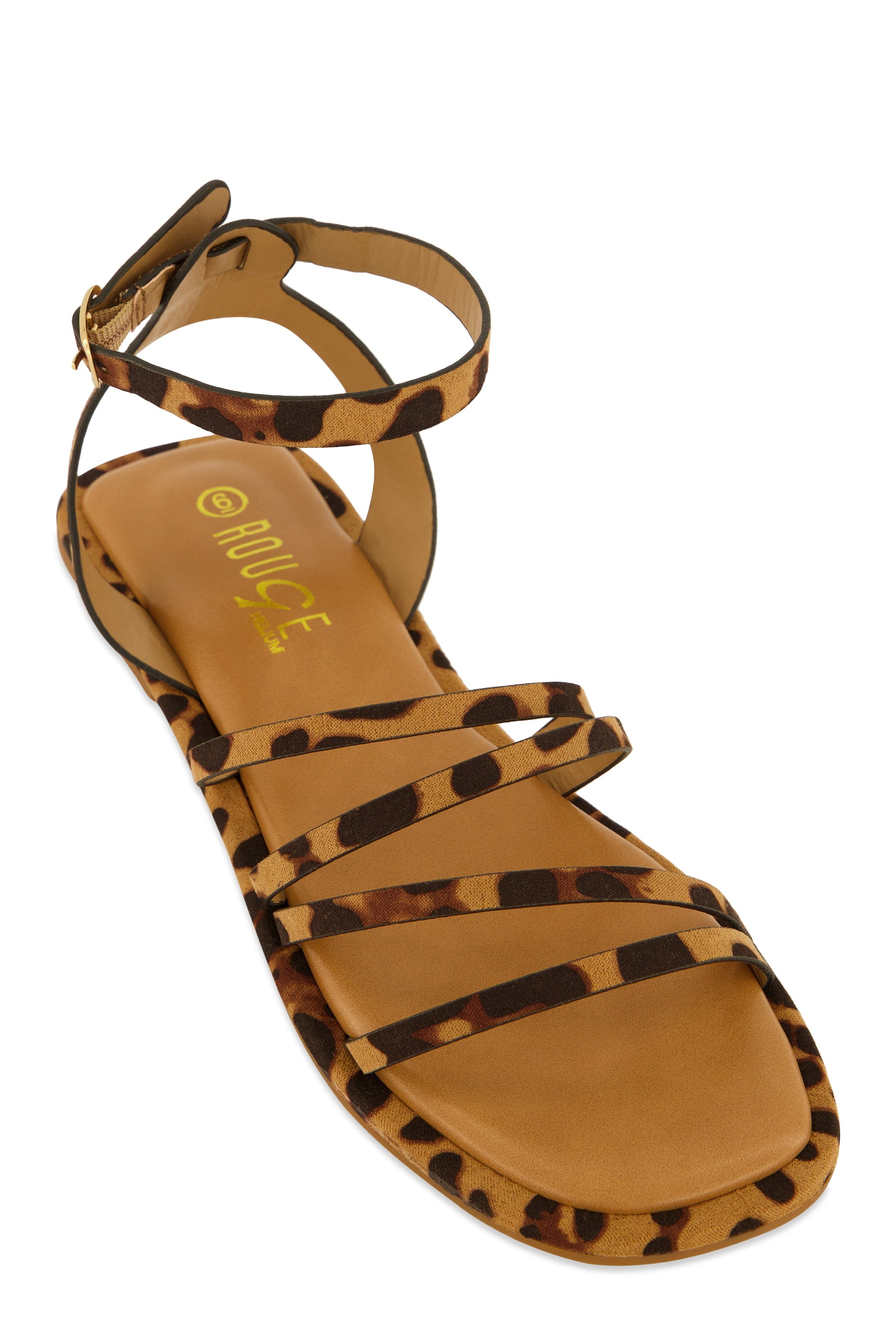 Asymmetrical Strappy Flat Sandals