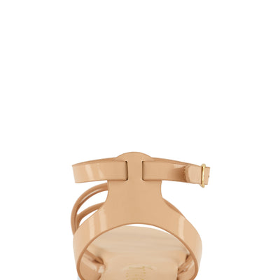 Asymmetrical Strappy Flat Sandals