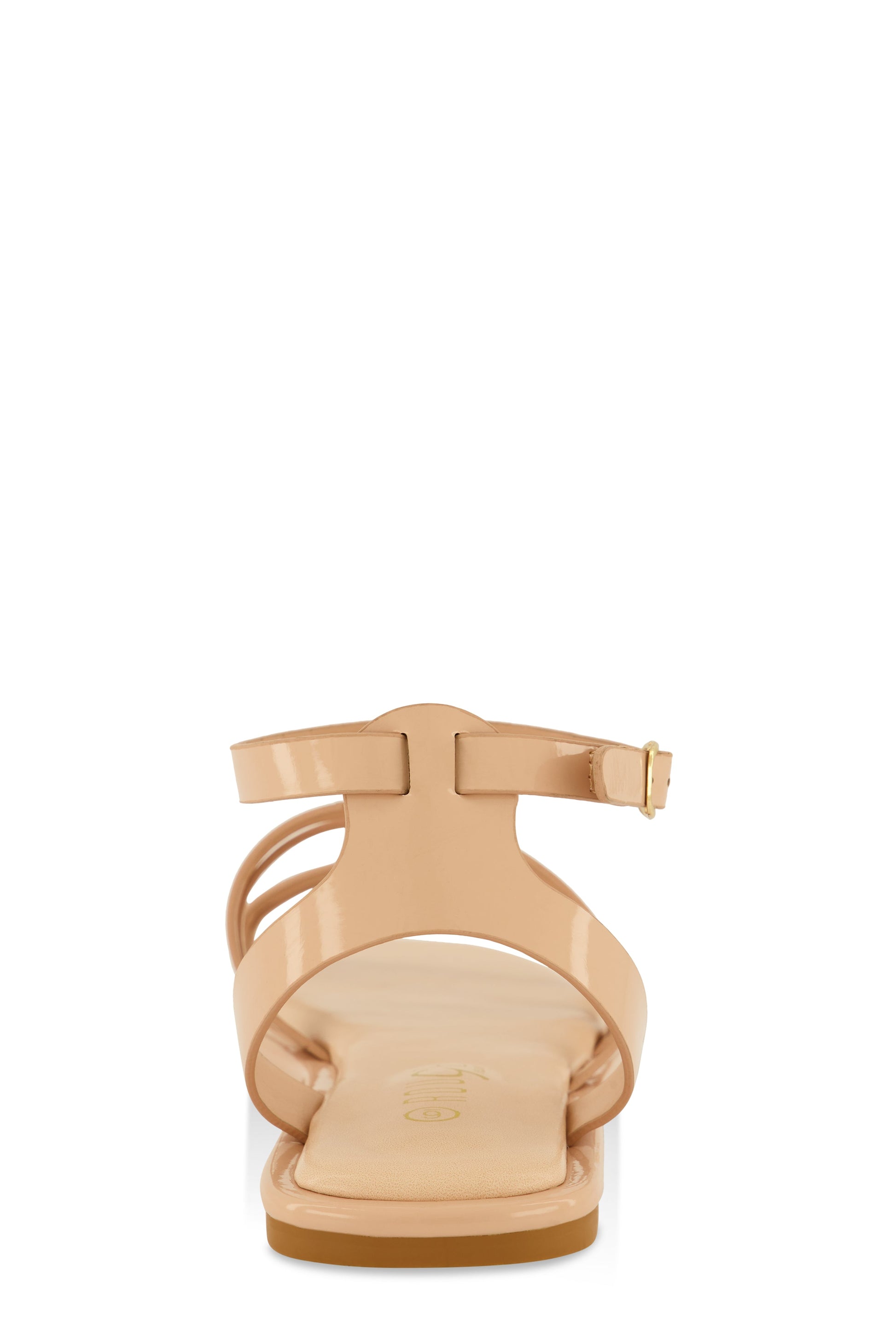 Asymmetrical Strappy Flat Sandals