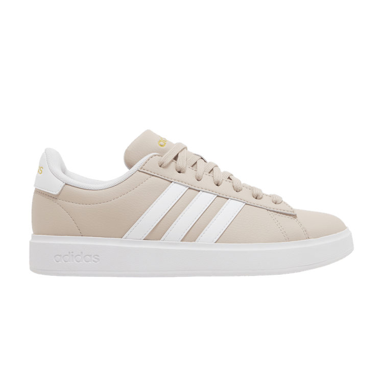 adidas Grand Court Wonder Taupe Cloud White Gold Metallic (Women's)