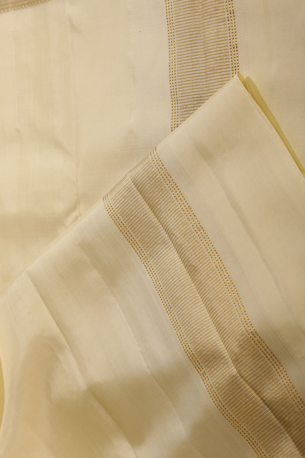 Kanchi Pure Silk CreamTraditional Dhoti With Kanduva (8 X 4)