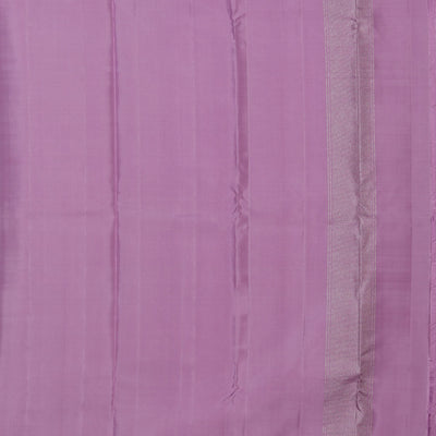Kanchi Pure Silk Lavender-Purple Traditional Dhoti With Kanduva (8 X 4)