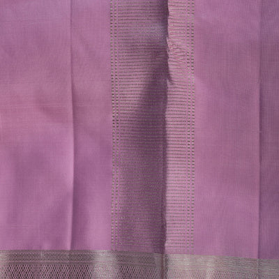 Kanchi Pure Silk Lavender-Purple Traditional Dhoti With Kanduva (8 X 4)