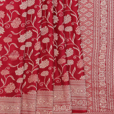 Gorgeous Crepe-Silk Pink Saree