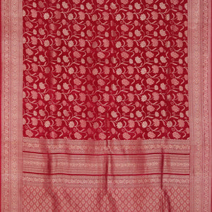Gorgeous Crepe-Silk Pink Saree