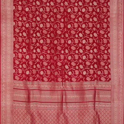 Gorgeous Crepe-Silk Pink Saree