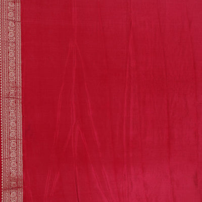 Gorgeous Crepe-Silk Pink Saree