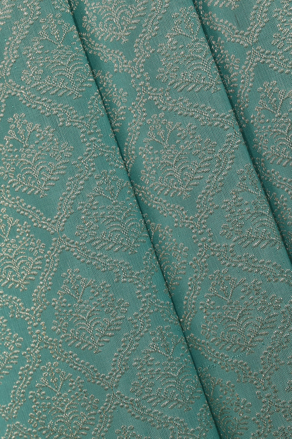 Kanchipattu Aqua-Blue Saree