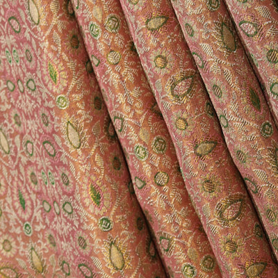 Kanchipattu An Ethereal Gold-Peach Saree