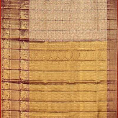 Kanchipattu An Ethereal Gold-Peach Saree