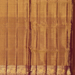 Kanchipattu An Ethereal Gold-Peach Saree