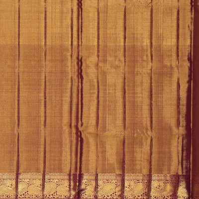 Kanchipattu An Ethereal Gold-Peach Saree