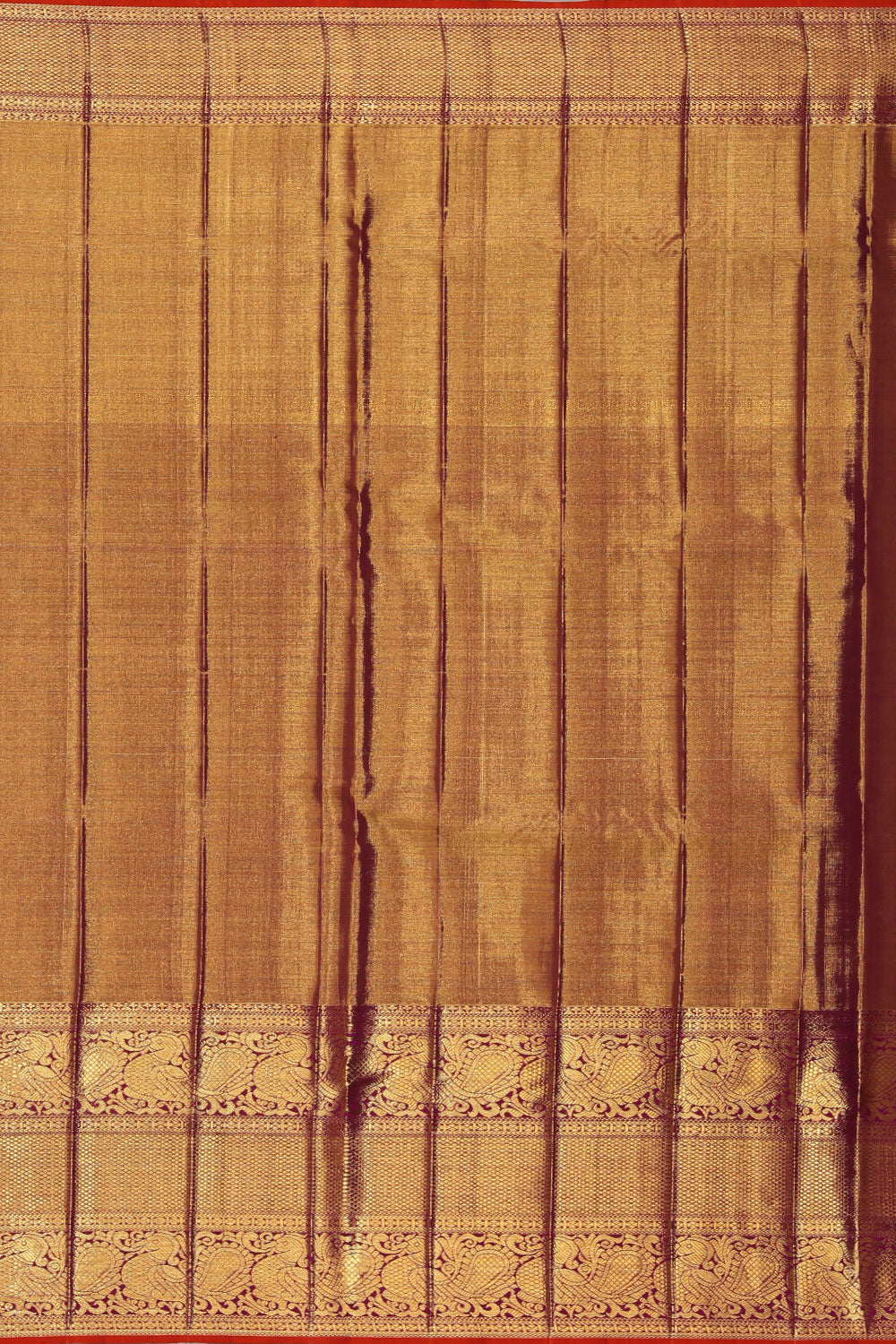 Kanchipattu An Ethereal Gold-Peach Saree