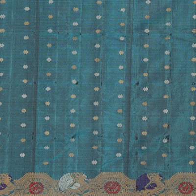 Gadwal-Silk Violet Saree